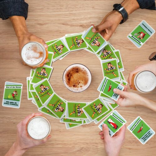 Spielehelden Kerületi Liga Alkoholos játék Foci 55 játékkártya zseb formátumban - Image 2