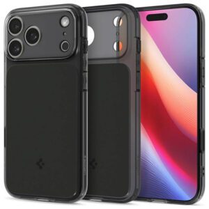 Spigen Ultra Hybrid "T" Mag Mag MagSafe tok iPhone 17 Pro Max-hoz Fekete
