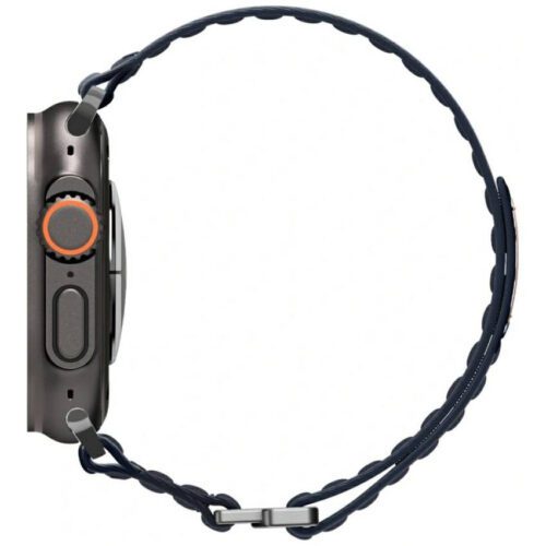 Spigen WBF0 szíj Apple Watch 8/9/10/11/SE/Ultra (44/45/46/49mm) tengerészkék színű órához - Image 2