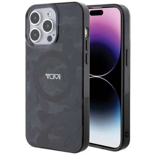 Tumi TUHMP15LDLCAG Camo Print MagSafe-kompatibilis tok iPhone 15 Pro - szürke