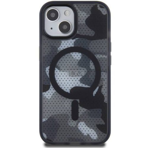 Tumi TUHMP15STCAMK Frosted Camo Print MagSafe-kompatibilis tok iPhone 15 - fekete - Image 2
