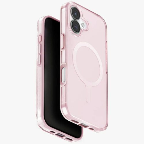 UNIQ Clario tok iPhone 17 Magclick töltés rózsaszínű