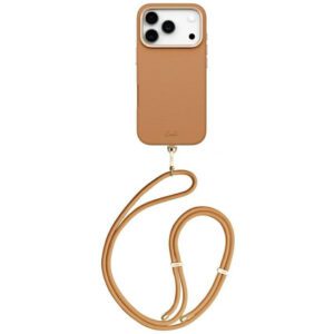 UNIQ Coehl Mirelle tok iPhone 17 Pro mágneses töltés barna színben