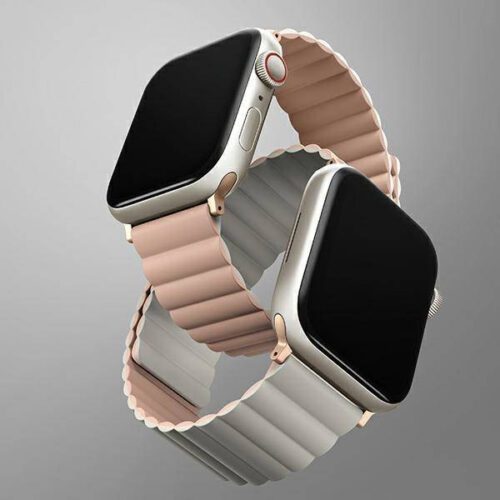 UNIQ Revix szíj Apple Watch 42 / 44 / 45 / 49 mm - rózsaszín-bézs - Image 2