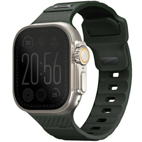 UNIQ Stride szíj Apple Watch 42 / 44 / 45 / 49 mm - sötétzöld