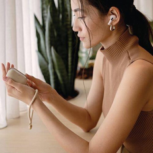 UNIQ etui Coehl Haven AirPods Pro 2 (2022/2023) zafírkék tok - Image 2