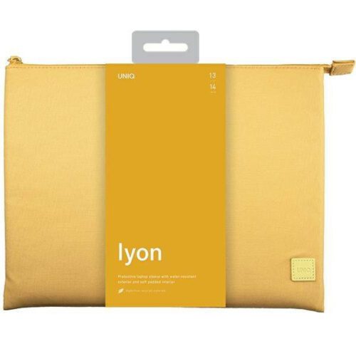 UNIQ etui Lyon laptop tok 14" sárga Vízálló RPET - Image 2