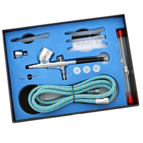 Airbrush festékszóró csomag 4 fúvókával és tömlővel TC Technic BD-130K - Image 2