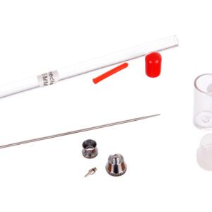 Airbrush fúvóka készlet 0.2 mm - Kompatibilis a Fengda BD-130 BD-134 és BD-207 pisztolyokkal