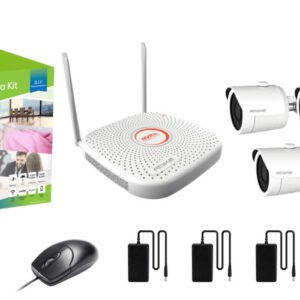 Amiko 4 kamerás WIFI videórendszer rögzítővel WIFI KIT 4900