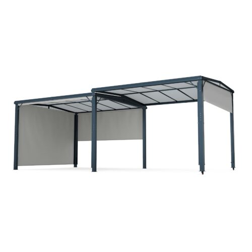 Blumfeldt Pantheon Cortina Solid Sky Expand kerti pavilon 3x6
