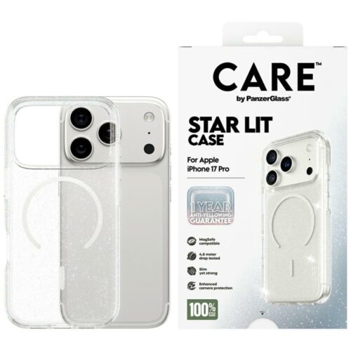 CARE by PanzerGlass Flagship Urban Explorer w. Fehér MagSafe tok iPhone 17 Pro Star Lit számára