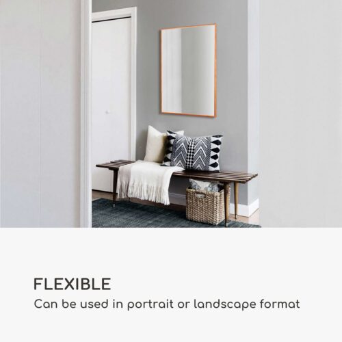 Casa Chic Croxley Fali tükör fém keretben téglalap alakú 90 x 60 cm - Image 2