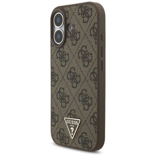 Guess 4G Strap háromszög logó MagSafe tok iPhone 17 barna - Image 2