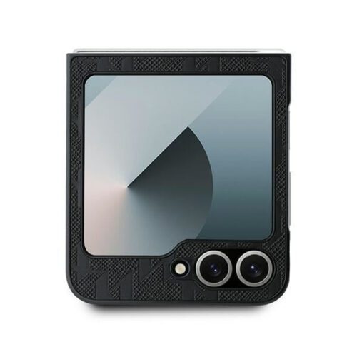 Karl Lagerfeld KLHCZF6PGKSKIHK Saffiano Monogram tok Samsung Galaxy Z Flip6 F741 - fekete - Image 2