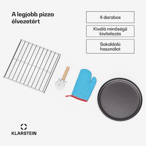 pizzatartó és pizza serpenyő