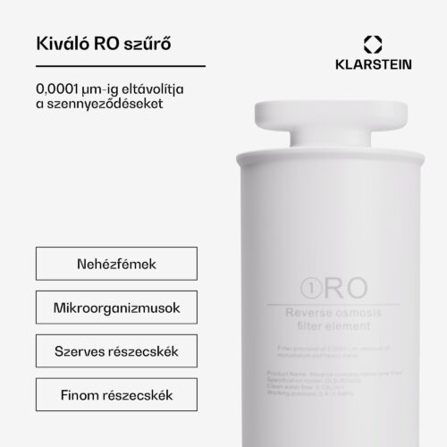 fordított ozmózis membrán technológia