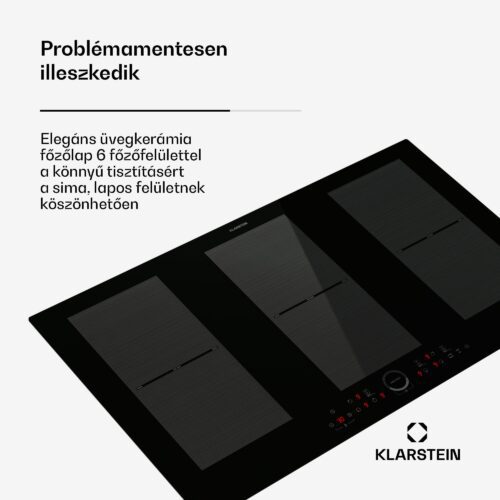 Klarstein Delicatessa 90 Full Flex beépített indukciós főzőlap 6 zóna 10 500 W önellátó - Image 6