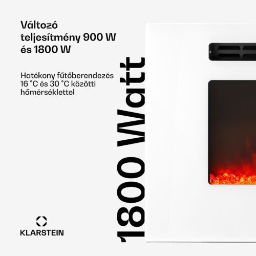 elektromos fali és beépített kandalló