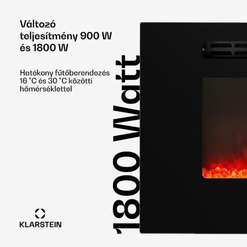 elektromos fali és beépített kandalló