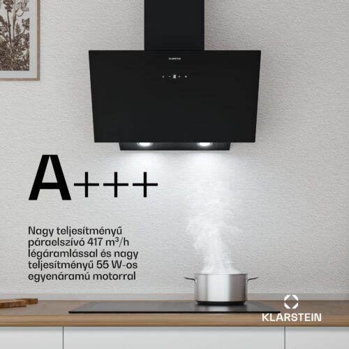 Klarstein Laurel ferde páraelszívó | elszívó és keringtető üzemmód | biztonsági üveg | 417m³/h | 60cm - Image 6