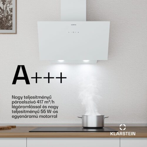 Klarstein Laurel ferde páraelszívó | elszívó és keringtető üzemmód | biztonsági üveg | 417m³/h | 60cm - Image 4