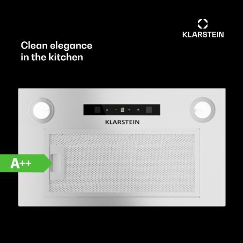 Klarstein Paolo 52 beépíthető páraelszívó 52 cm 439 m3/h LED Touch A++ - Image 6