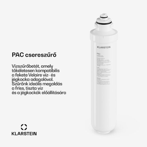 Klarstein Velaire PAC szűrő | 3600 liter | Csereintervallum: 6 havonta | Műanyag borítás - Image 4