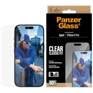 PANZERGLASS CLASSIC FIT EASYALIGNER képernyővédő üveg (oleofób réteg + segédkeret) ÁTLÁTSZÓ Apple iPhone 17 Pro