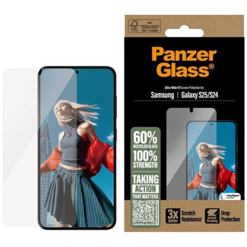 PanzerGlass edzett üveg kijelzővédő Samsung Galaxy S25