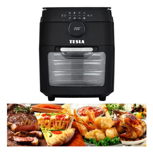 TESLA AirCook & Grill QG800 WiFi többfunkciós digitális forrólevegős sütő - Image 2