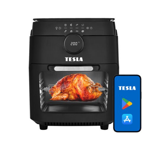 TESLA AirCook & Grill QG800 WiFi többfunkciós digitális forrólevegős sütő