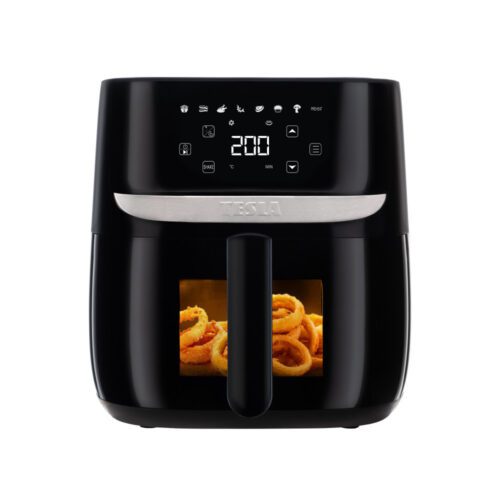 TESLA AirCook Q55 XL PRO multifunkciós digitális forrólevegős sütő – fekete