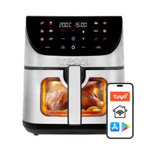 TESLA AirCook Q70 XXL WiFi Pro többfunkciós digitális forrólevegős sütő
