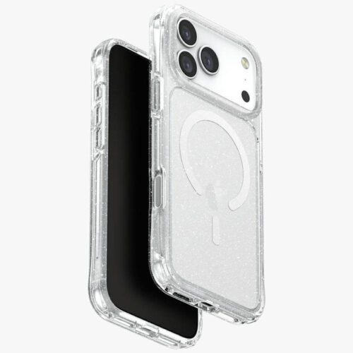 UNIQ LifePro Xtreme Magclick tok iPhone 17 Pro Max - átlátszó csillogós