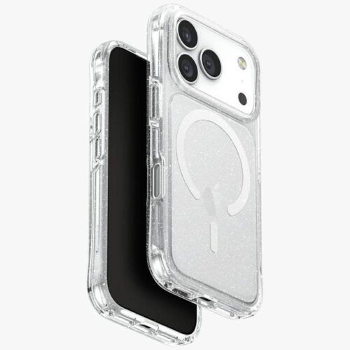UNIQ LifePro Xtreme Magclick tok iPhone 17 Pro - átlátszó csillogós