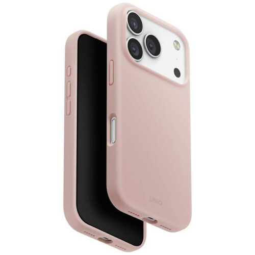 UNIQ Lino tok iPhone 17 Pro Magclick töltés rózsaszín