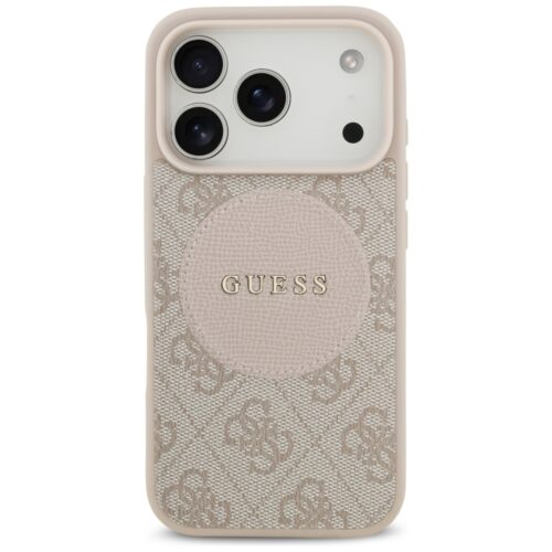 tok Guess 4G Circle Classic Logo MagSafe tok iPhone 17 Pro rózsaszínhez - Image 2