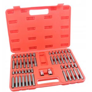 54 db-os TORX BIT készlet műanyag kofferben TC Technic LT-A1121-3