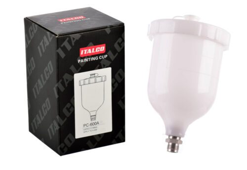 600 ml-es festéktartály Italco festékpisztolyokhoz PC-600A 3/8" (Új típus!!)