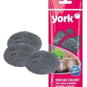 Acélhálós súroló párna 3 db - YORK