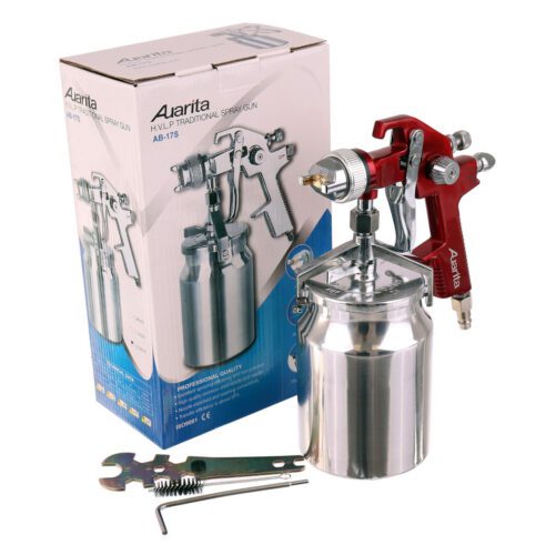 Alsó tartályos szórópisztoly Auarita AB-17S HP 1.7 mm