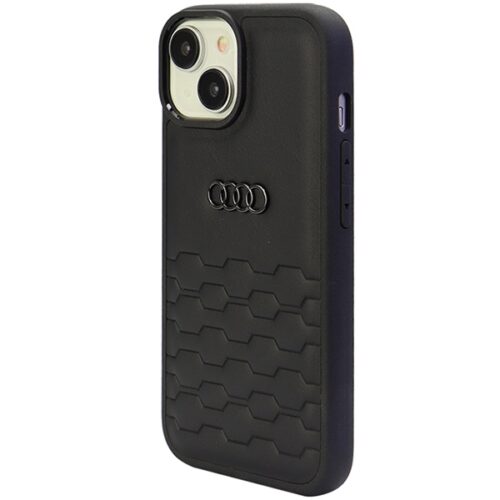 Audi GT Szintetikus bőr iPhone 15 Plus 6.7" fekete keménytok AU-TPUPCIP15M-GT/D2-BK - Image 2
