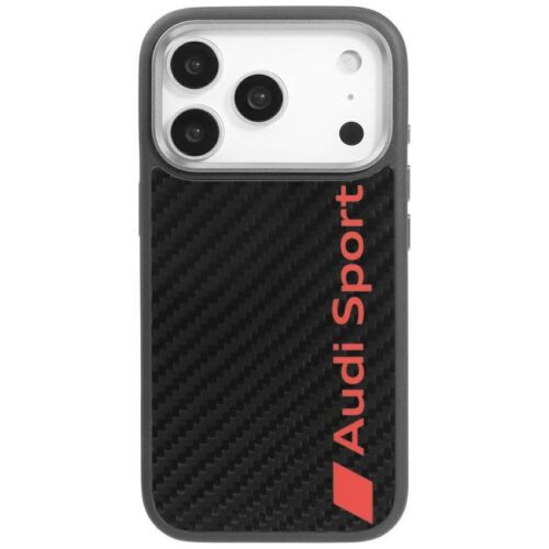 Audi R8 szénszálas tok MagSafe iPhone 17 Pro iPhone 17 Pro fekete