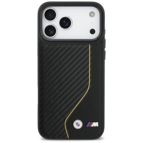 BMW M Carbon Line & Logo MagSafe tok iPhone 17 Pro Max készülékhez sárga - Image 2