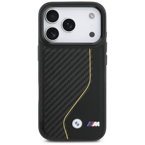 BMW M Carbon Line & Logo MagSafe tok iPhone 17 Pro készülékhez sárga - Image 2