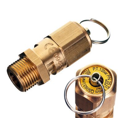 Biztonsági szelep kompresszorhoz 3/8" menetes csatlakozással 12 Bar Air Tek