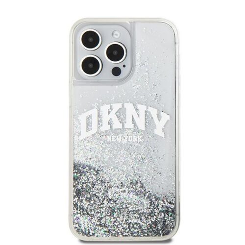 DKNY DKHCP15LLBNAET Liquid Glitter Big Logo tok iPhone 15 Pro - fehér - Image 2