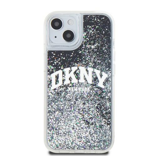 DKNY DKHCP15MLBNAEK Liquid Glitter Big Logo tok iPhone 15 Plus - fekete - Image 2