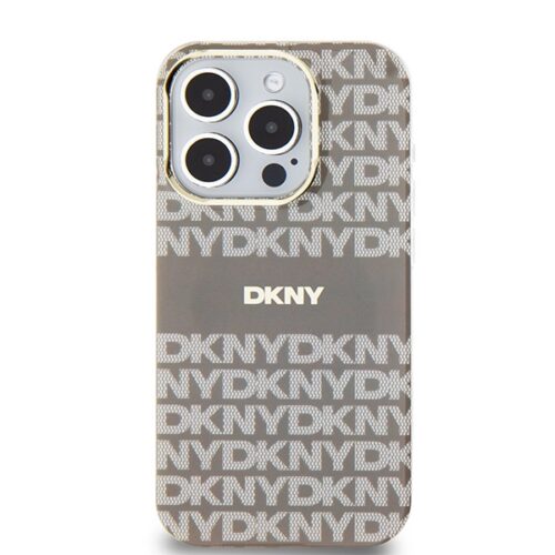 DKNY DKHMP15XHRHSEE IML Mono & Stripe MagSafe-kompatibilis tok iPhone 15 Pro Max - bézs - Image 2
